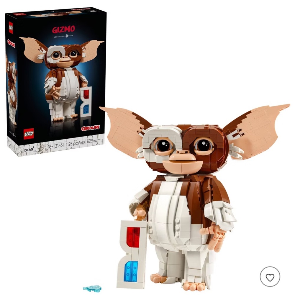 LEGO Gizmo with Brown and White Bricks